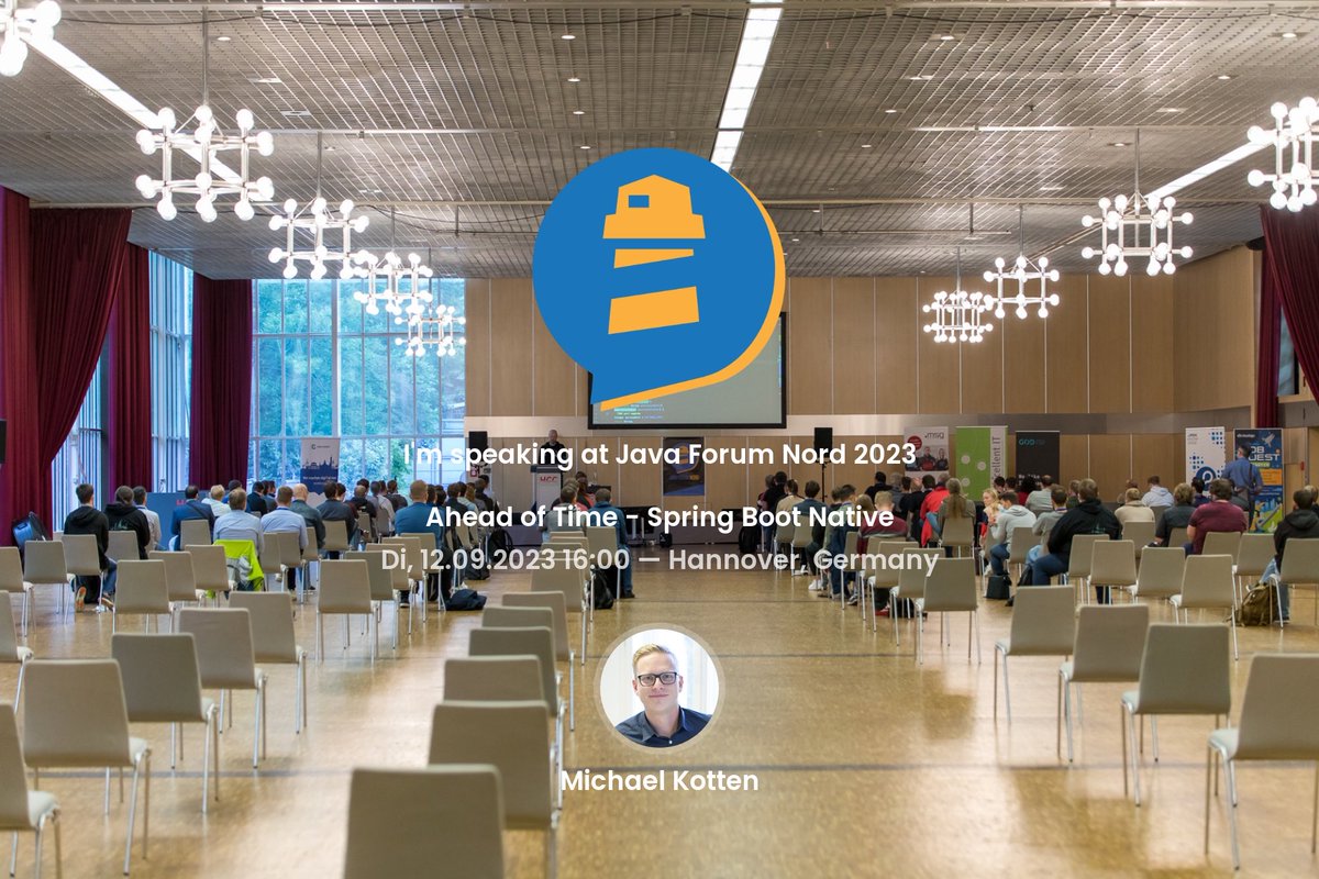 michaelkotten's tweet image. #javaforumnord