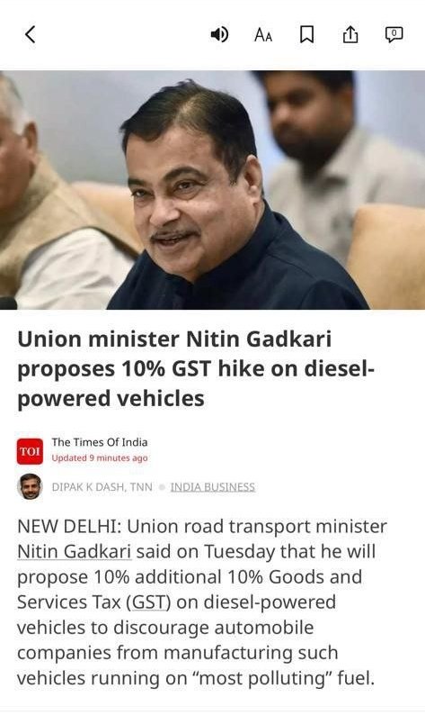 shankulmisra's tweet photo. @cavikasdixit @nitin_gadkari @HardeepSPuri @BPCLimited @IndianOilcl @HPCL @hpcl_retail @BPCLRetail @PNGRB_ @OfficeOfNG @PetroleumMin @PMOIndia @HardeepSPuri ji please don't wait for 2025 give full support to @nitin_gadkari ji by closing all Petrol &amp; Diesel RO.
All Petrol pump owners will support if 100 % Ethanol can be sold from the ROs. Free Namkeen and Chakna instead of Free Air&amp;Water.
A Daru hub will give than a RO. https://t.co/iX0uLsYbnO