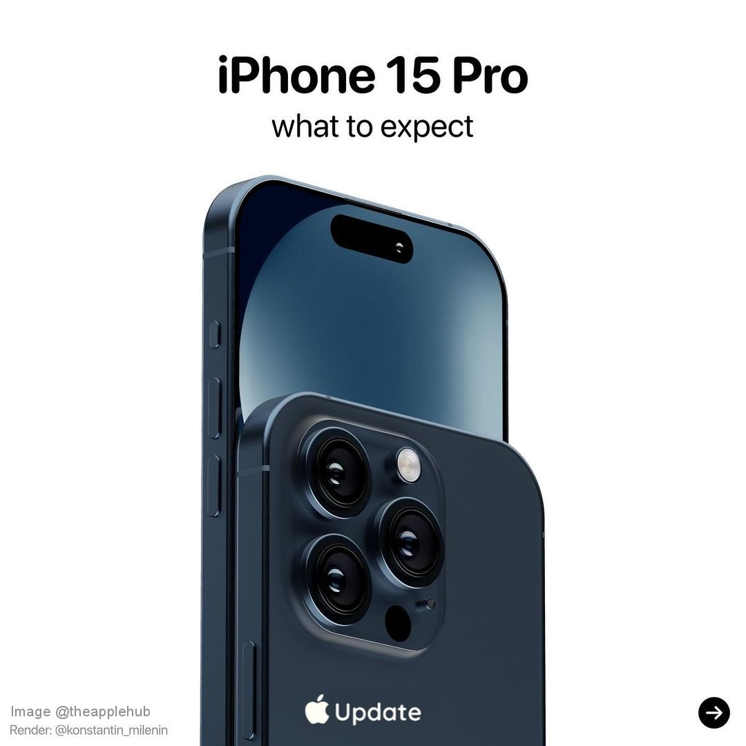Appleupdatee's tweet photo. What to expect from the upcoming iPhone 15 Pro and iPhone 15 Pro Max! Would you upgrade?
Image @theapplehub
Render @mi_konstantin
#apple #iphone #ios17 #appleevent #refinedesign #appleupdateig #ios https://t.co/aL7jnDgyKF