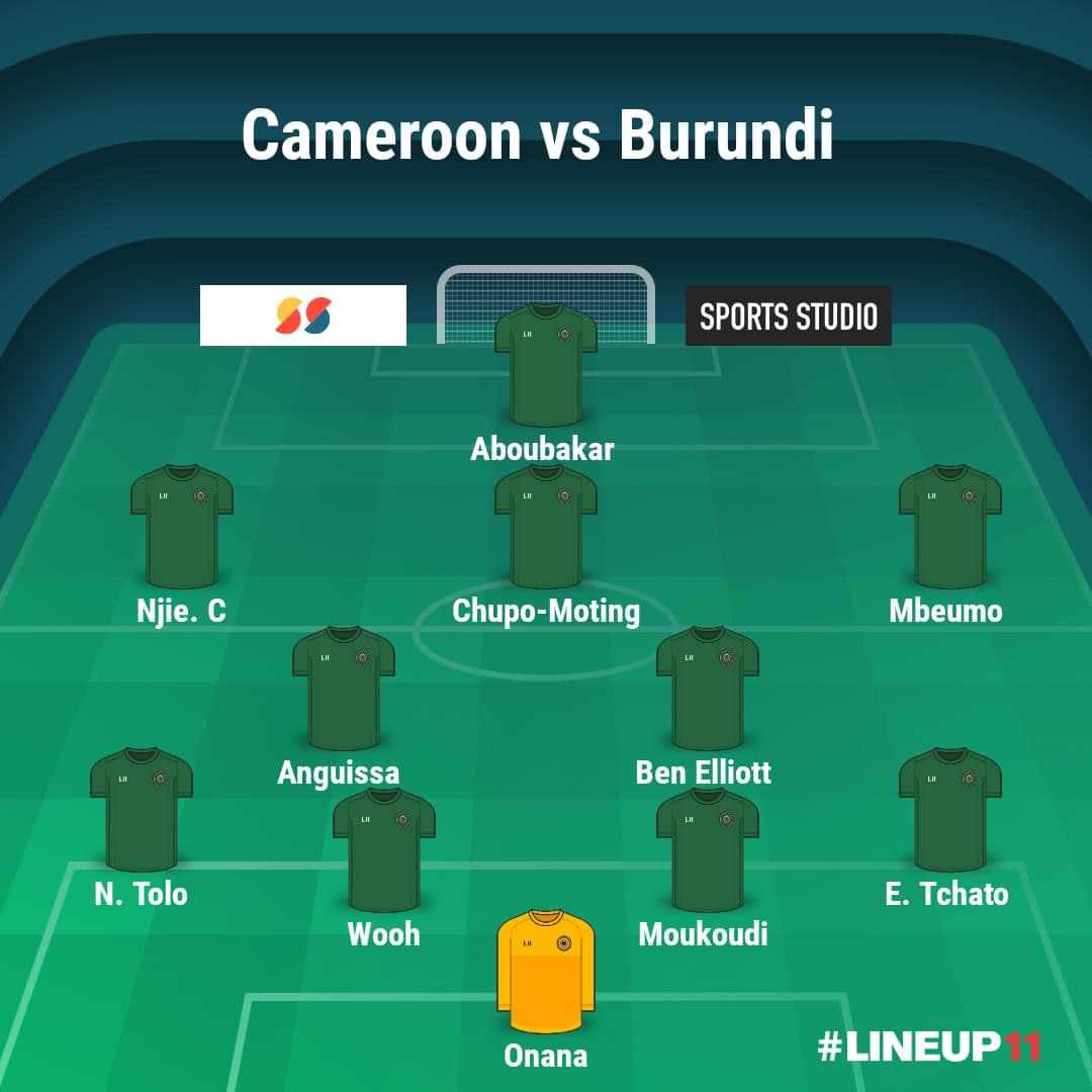 Imagine this line up😭🇨🇲🇨🇲 goals back to back. Tho I don't trust moukoudi.
Song better give we better lineup 😂
#AFCON2023Q #teamcameroon #Burundi #cameroon#