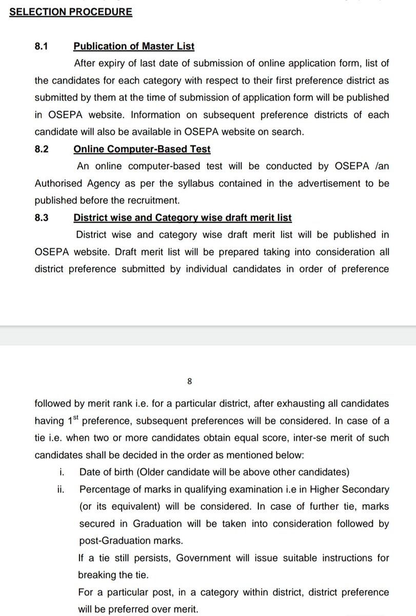 Rashmir77422459's tweet photo. @MarndiSudam @SMEOdisha
@CMO_Odisha @MoSarkar5T 
#JTS_STATE_SELECTION
୨୦ ହଜାର JTS ନିଯୁକ୍ତି  District Selection ରେ ନିଯୁକ୍ତି ହେବ। ଯଦ୍ଵାରା ଗୋଟିଏ ଜିଲ୍ଲାରେ High cutoff ବେଳେ ଅଲଗା ଜିଲ୍ଲାରେ low cutoff ହେବ।ମେଧାବୀ ଆଶାୟୀ ଶିକ୍ଷକତା ରୁ ବଞ୍ଚିତ ହେବେ । JTS ନିଯୁକ୍ତି State selection କରିବାକୁ ଅନୁରୋଧ। https://t.co/6jhDWjfYsN