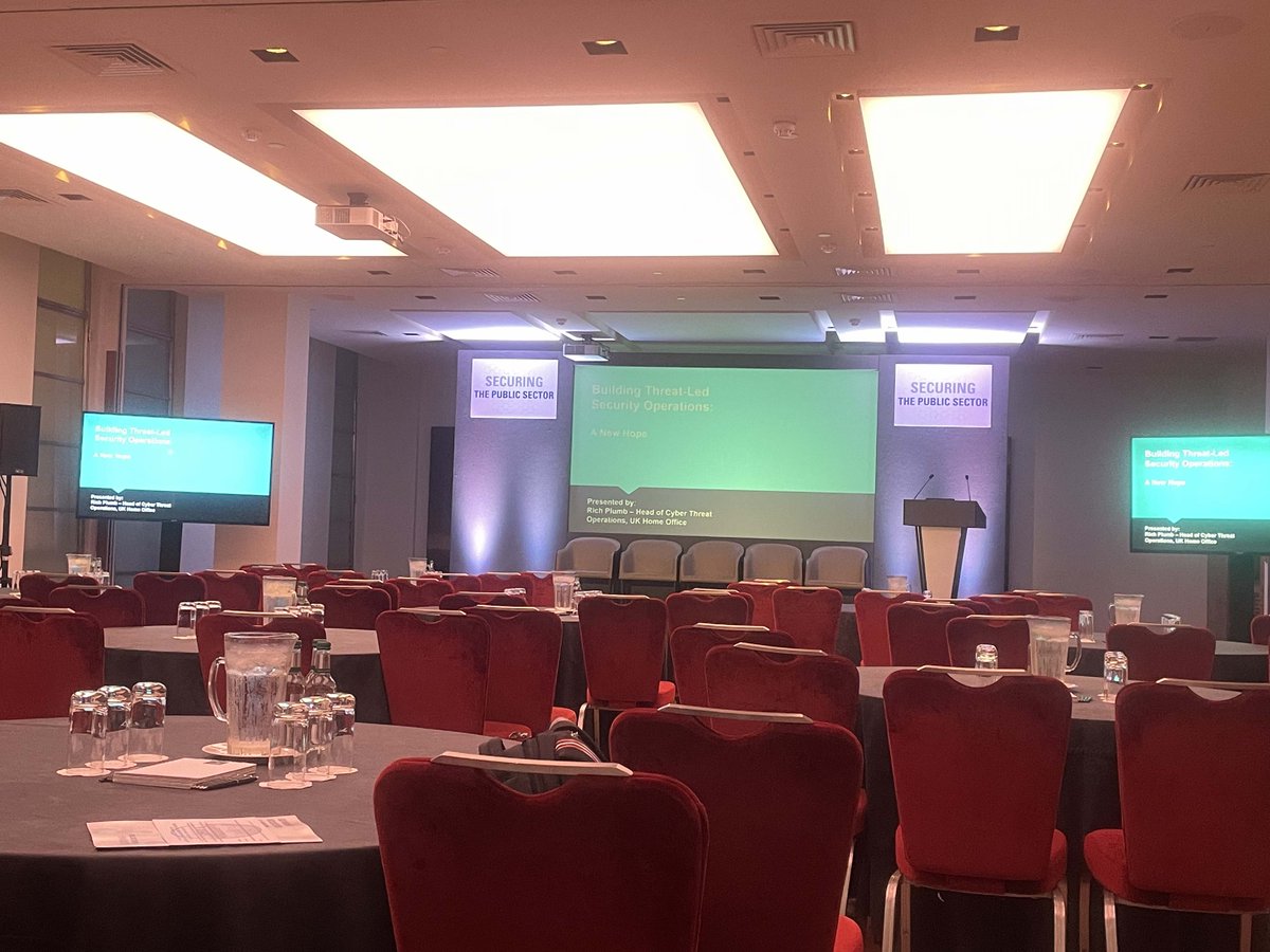 Getting ready for a great Securing the Public Sector event in London. If you haven't registered, there's still time – you'll still catch the Dept of Science, Innovation and Technology, the Joint Cyber Unit at the Dept of Health, the NFIB and many more <a href="/eCrime_Congress/">e-Crime Congress</a>