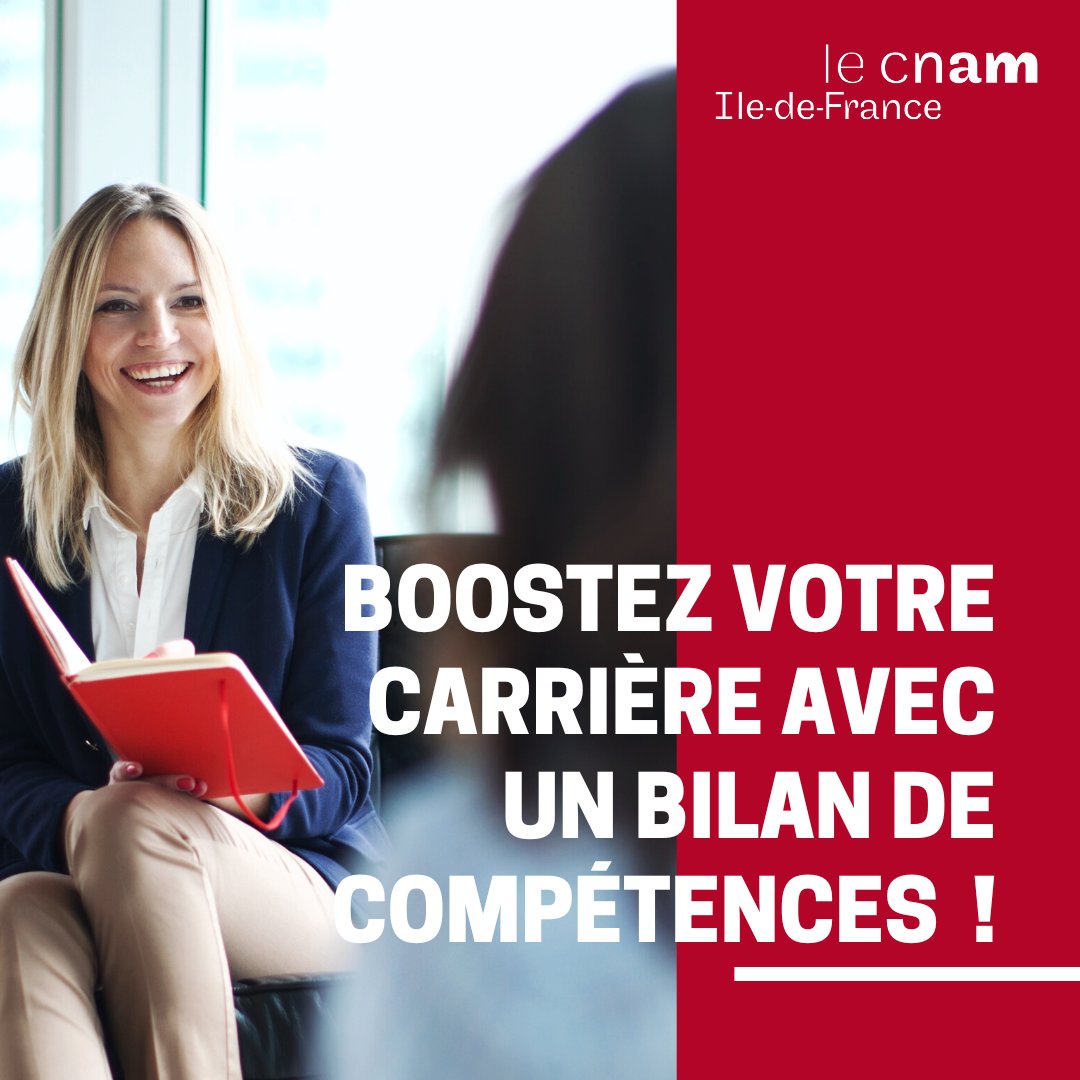 [BILAN DE COMPÉTENCES]
Envie de prendre en main votre avenir professionnel ?
Un bilan de compétences peut être la première étape vers une carrière épanouissante. 
Prenez un RDV téléphonique aujourd’hui pour plus d’infos sur le bilan de compétences : cnamidf.espacerendezvous.com/rendez_vous/in…