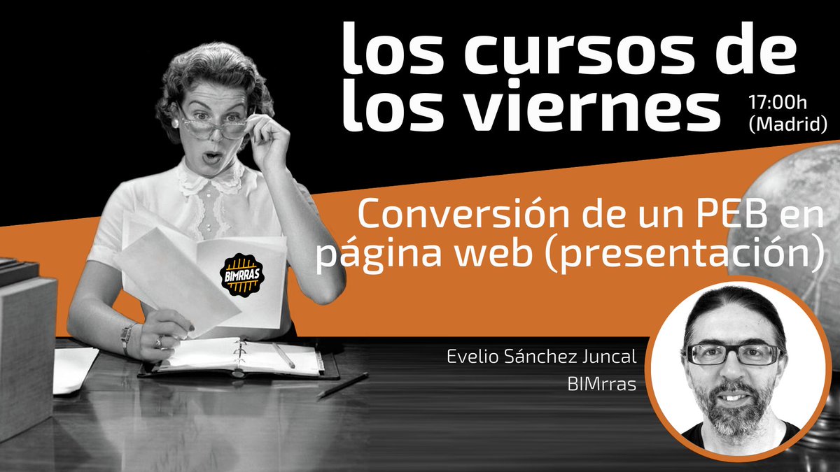 BIMrras (@bimrras) on Twitter photo Este viernes <a href="/evelio_sj/">Evelio Sánchez</a> nos mostrará cómo de útil puede ser convertir tu plan de ejecución BIM en una página web accesible desde cualquier punto
Únete a BIMrras INSIDERS y accede a todas las sesiones anteriores cuando quieras! mtr.cool/hpvtbrctfb Este viernes <a href="/evelio_sj/">Evelio Sánchez</a> nos mostrará cómo de útil puede ser convertir tu plan de ejecución BIM en una página web accesible desde cualquier punto
Únete a BIMrras INSIDERS y accede a todas las sesiones anteriores cuando quieras! mtr.cool/hpvtbrctfb
