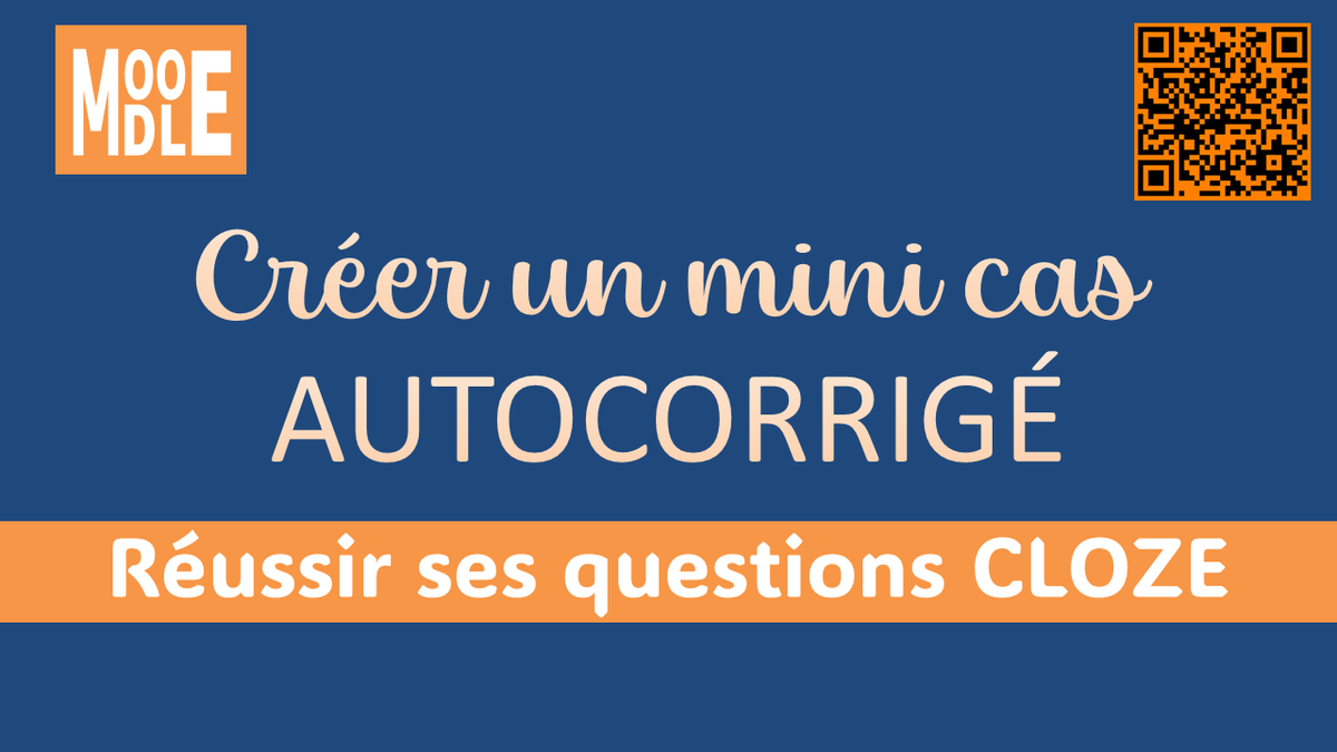 #Évaluations #Évaluations
Aider les étudiants à construire des raisonnements et à rédiger avec les QUESTIONS CLOZE. Le tuto vidéo qui explique tout: youtube.com/watch?v=53tOSy…
<a href="/mdrechsler/">Michèle Drechsler</a> <a href="/PedagoNUM/">PédagoN’UM</a> <a href="/EquipePNumLaval/">Équipe pédagonumérique Laval</a>