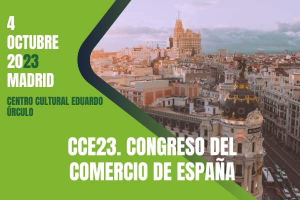 📢 ¡ABIERTAS INSCRIPCIONES #CCE23! La CEC y el Ayto. de <a href="/MADRID/">Ayuntamiento Madrid</a> organizan la 7ª edición del Congreso del #Comercio de España, la cita anual de referencia del sector #retail. ¡Te esperamos!

🗓 4OCT. 11:00H.
📍 Centro Cultural Eduardo Úrculo Madrid
🔗cec-comercio.org/cce-2023/