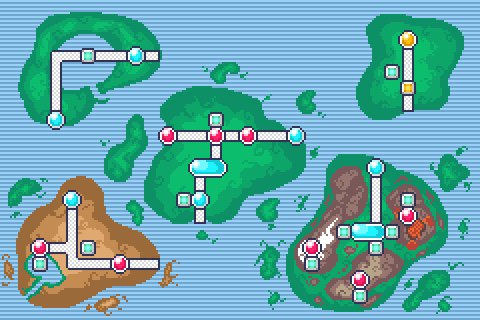 PokemonEureka's tweet photo. Take a look at the beautiful Eurekan Region map made by @realfalcary ! https://t.co/uWfJ4G0yjE