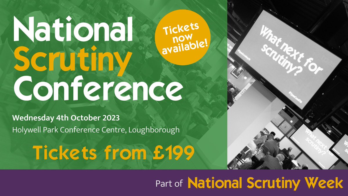The Tpas Scrutiny Conference is back! Join our experienced scrutiny practitioners, leading speakers, and workshop leaders, as they share their insight and support to inspire, innovate and invite fresh thinking.  Tickets online now: tpas.org.uk/tpas-events/sh… #ukhousing #tpasconf23