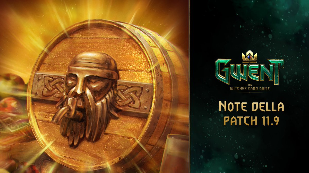 Con la fine della Stagione di Agosto, arriva la patch 11.9, con l'ultimo drop di carte e modifiche a più di 40 delle carte già presenti! 

Note della Patch complete qui: gwent.ly/PatchNotes_11.…
