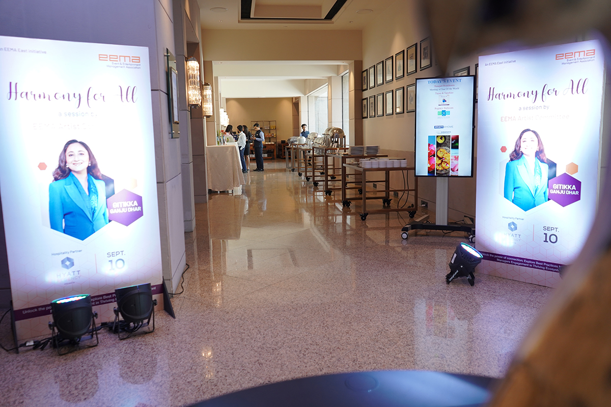 geetikaganju's tweet image. This was the #HarmonyForAll Event in Kolkata by @eemaindia #EEMA East.
I have never had the pleasure of such forthright expression of challenges from all the three categories - Artists, artist managers and event managers.
We did arrive at a few solutions on the spot!
And the…