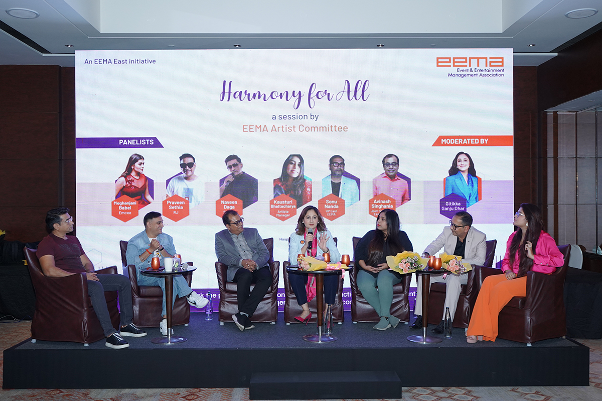 geetikaganju's tweet image. This was the #HarmonyForAll Event in Kolkata by @eemaindia #EEMA East.
I have never had the pleasure of such forthright expression of challenges from all the three categories - Artists, artist managers and event managers.
We did arrive at a few solutions on the spot!
And the…