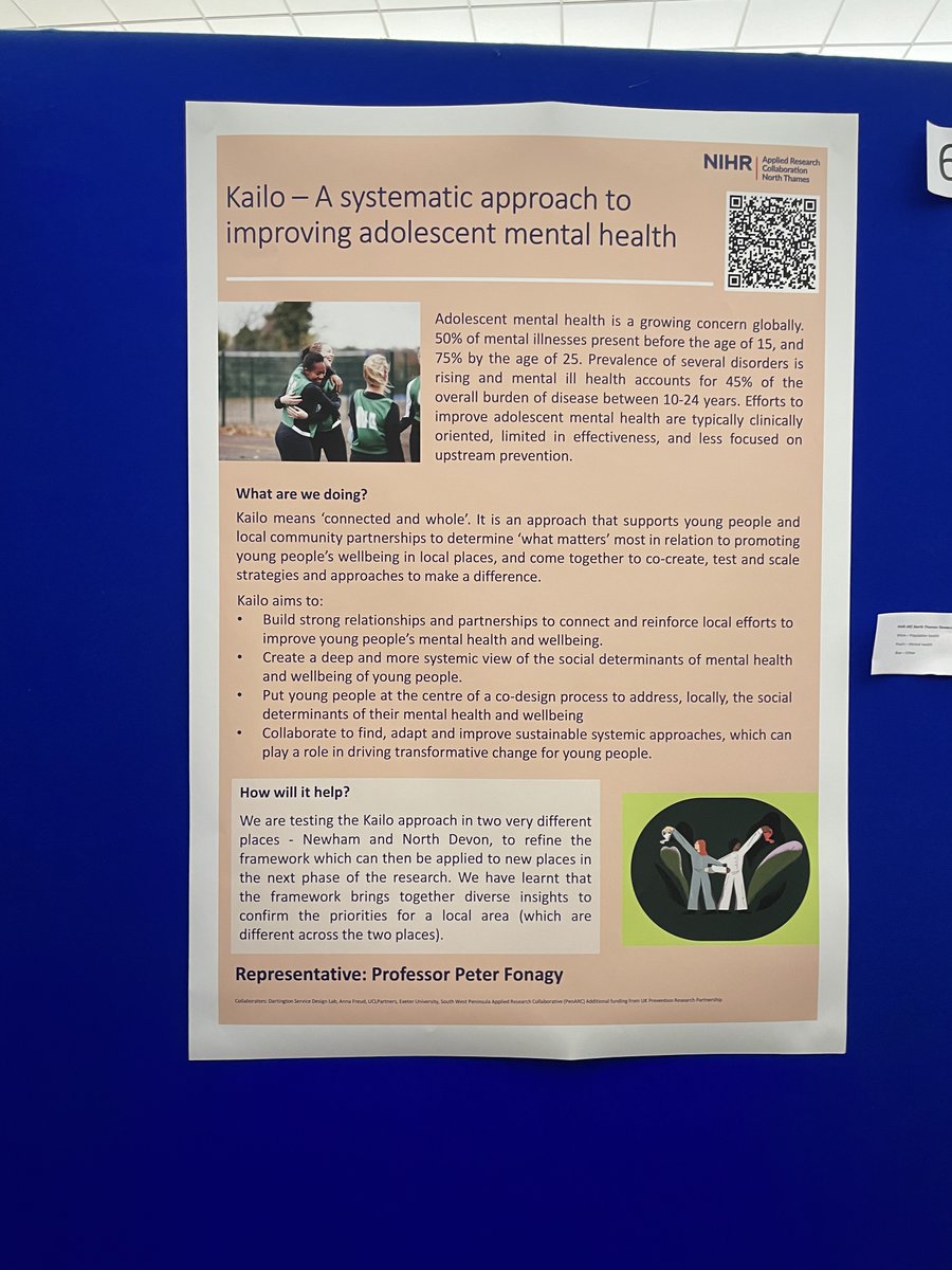 Great to present on the <a href="/DeStress2proj/">DeStress2</a> work alongside other <a href="/UCLPartners/">UCLPartners</a> projects at the <a href="/arc_nt/">NIHR Applied Research Collaboration North Thames</a> #ARCNTshowcase yesterday. #mentalhealth