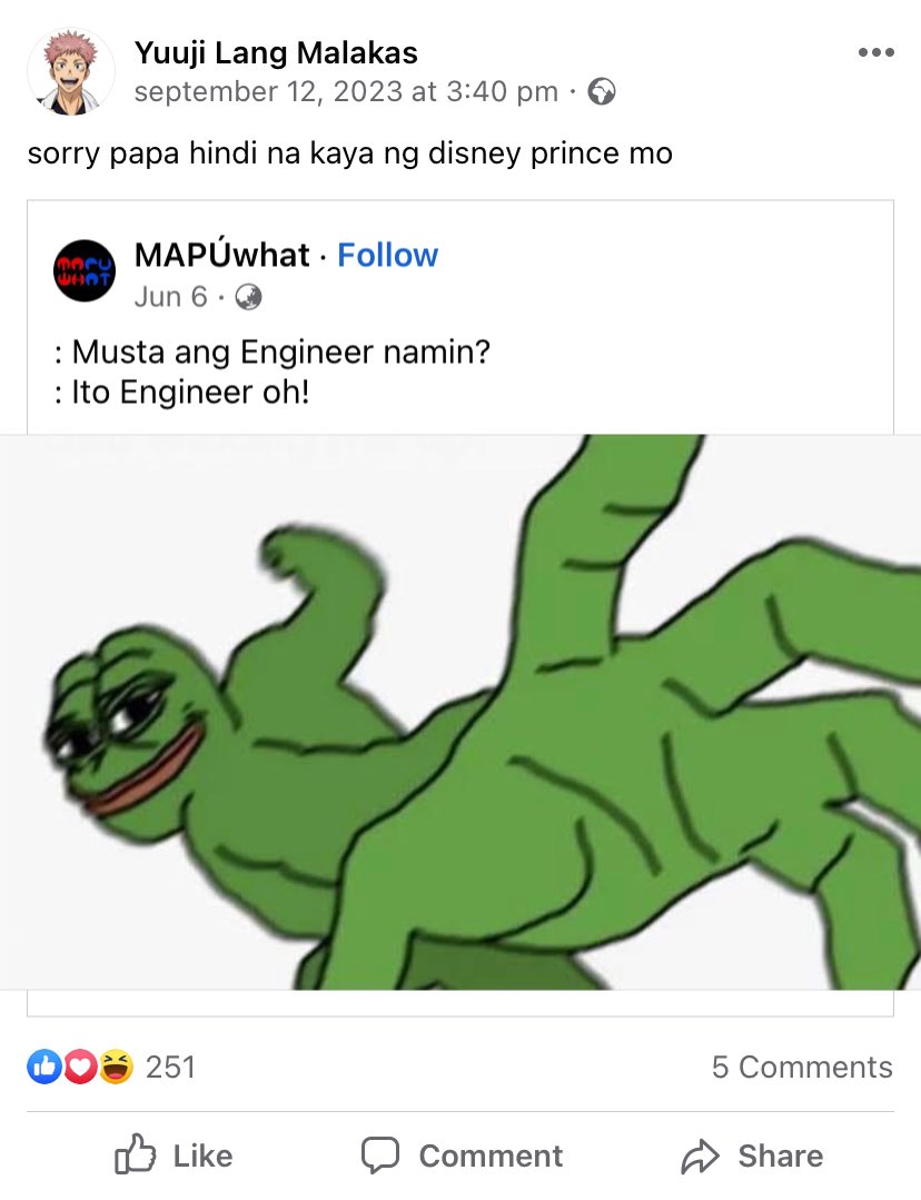 sinusuiat's tweet photo. engr. yuuji niyo bibigay na (feat. papamin, nanaminions) https://t.co/HfFQGzAQUC