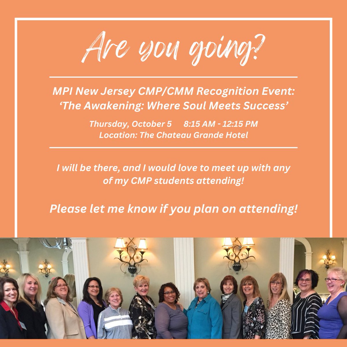 Please let me know if you are attending so we can meet up! You can contact me at Joanne@JoanneDennison.com.

web.cvent.com/event/abb17559…

#themeetguide #cmp #meetingsandevents #meetingprofs #eventprofs #miceindustry #hospitality #mpi #mpinj