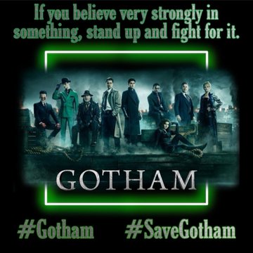 Stand up and fight for it
#Shadowhunters #SaveShadowhunters #ReturnToTheShadows 
#Gotham #SaveGotham #BringBackGotham