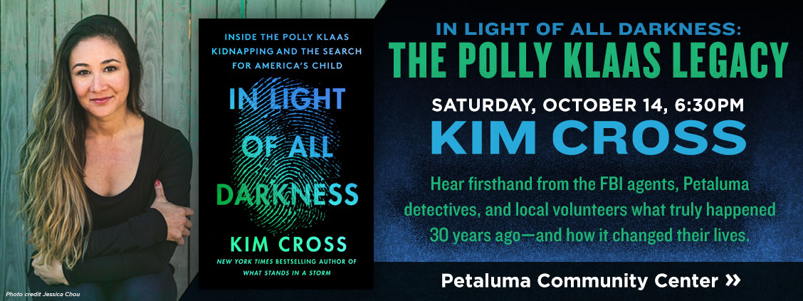 Tickets are going fast, get yours today: bit.ly/3PTBdxM
<a href="/Copperfields/">Copperfield's Books</a> Books &amp; <a href="/PollyKlaas/">Polly Klaas FDN</a> present In Light of All Darkness: The Polly Klaas Legacy. Join us for a 2.5 hour symposium with <a href="/KimhCross/">Kim Cross</a> &amp; many special guests! #pollyklaas #inlightofalldarkness <a href="/GrandCentralPub/">Grand Central Pub</a>