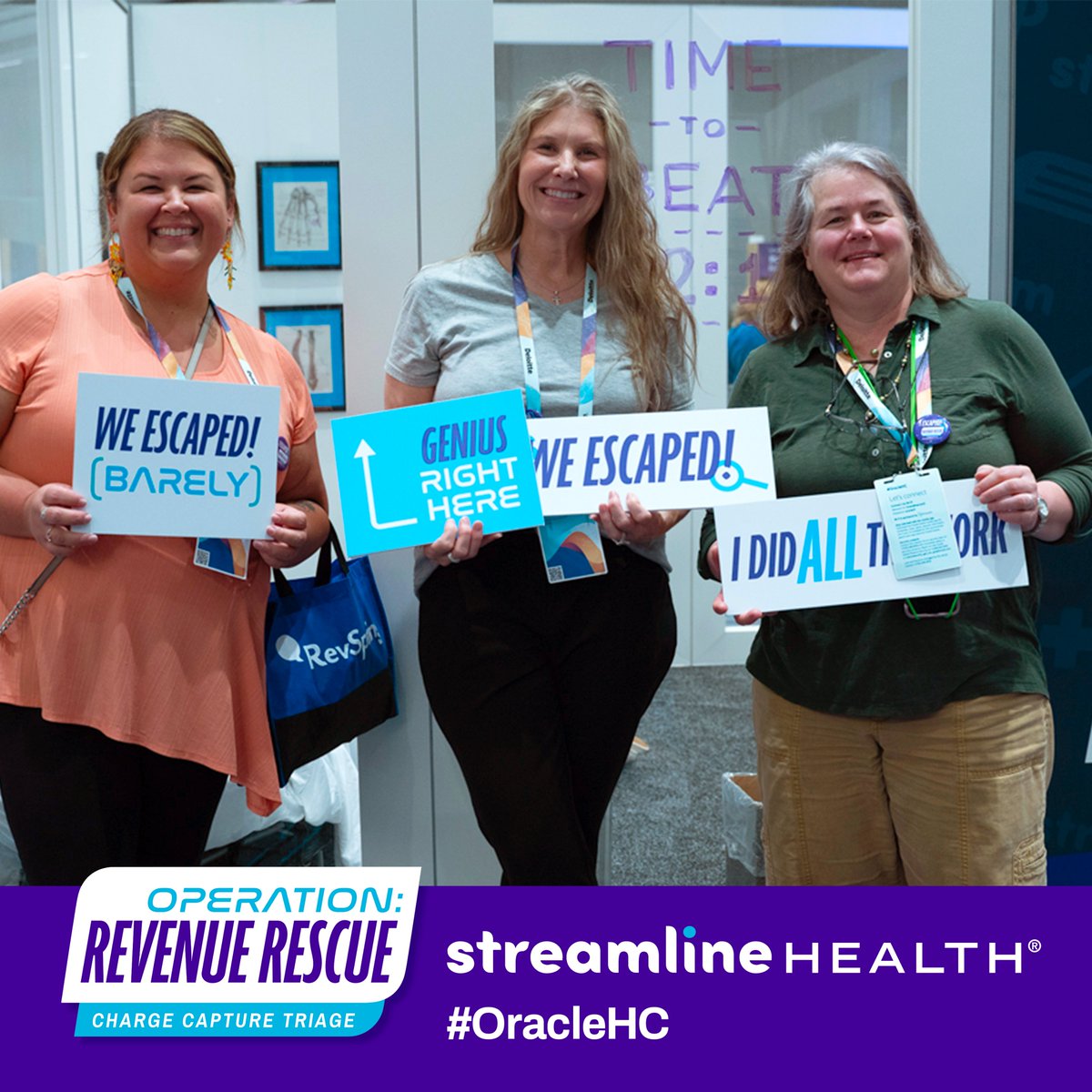STRM_Health's tweet photo. 🧵An #OracleHC thread 🧵
Just a week ago, we were amidst the vibrant atmosphere of the @OracleHealth Conference in Vegas, and the memories are still fresh! A huge shoutout to all the enthusiastic attendees, especially the brave souls who tackled the escape room challenge with us. https://t.co/wIDRpn4Sxt