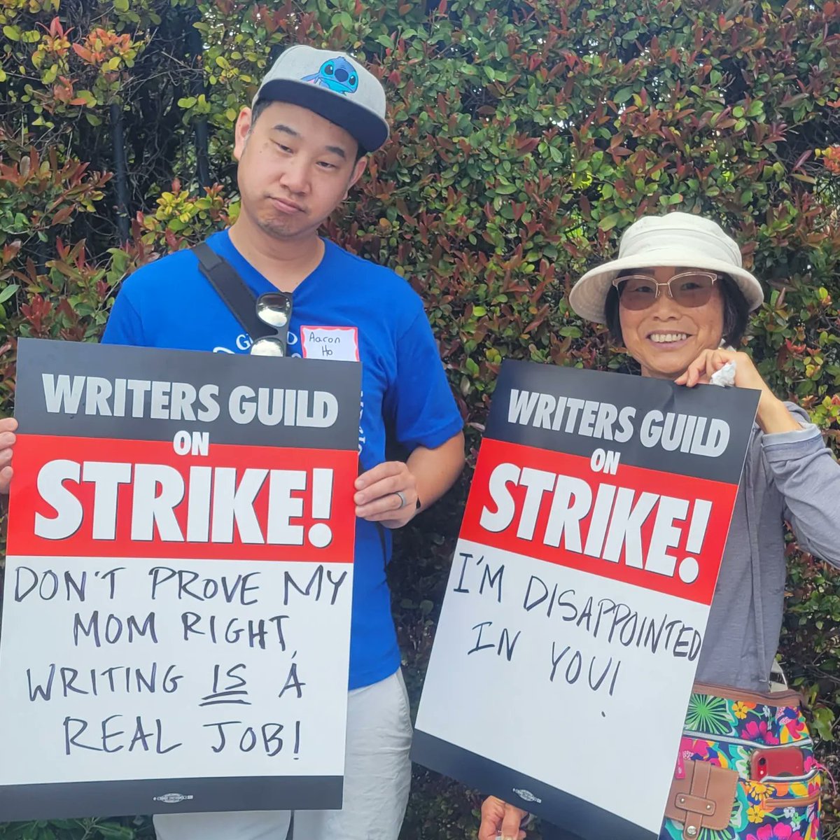 aaron_ho's tweet photo. While I'm glad the #WGAStrike is over, I will sincerely miss seeing everyone's friendly faces on the picket lines. It was a joy to catch up with old friends and make some new ones -- please keep in touch! (2/3) https://t.co/cS73DvKUoJ