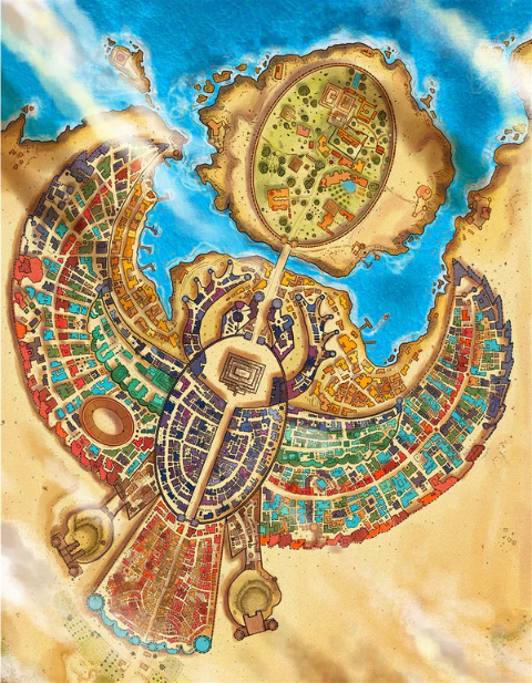 Morgan_Andrade's tweet photo. Embark on an epic journey through the mystical realm of Sokurah, where #magic and #adventure await! 🌟 Unfold this dazzling #map, shaped like a jeweled Egyptian beetle, and let your imagination take flight.

Get It: https://t.co/EOW1swiwm7 https://t.co/PvfOzS2qZO