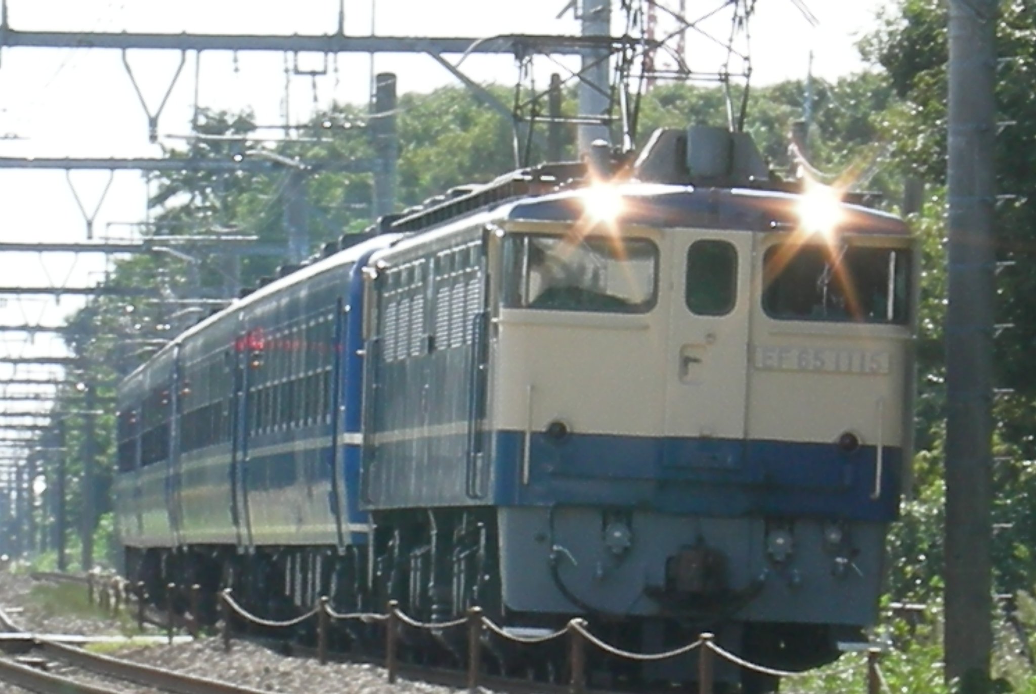 EF65-1105 ジャンク 2016-11-13 EF65-501+DD51-895 尾久公開返却配給, 武蔵野線 205