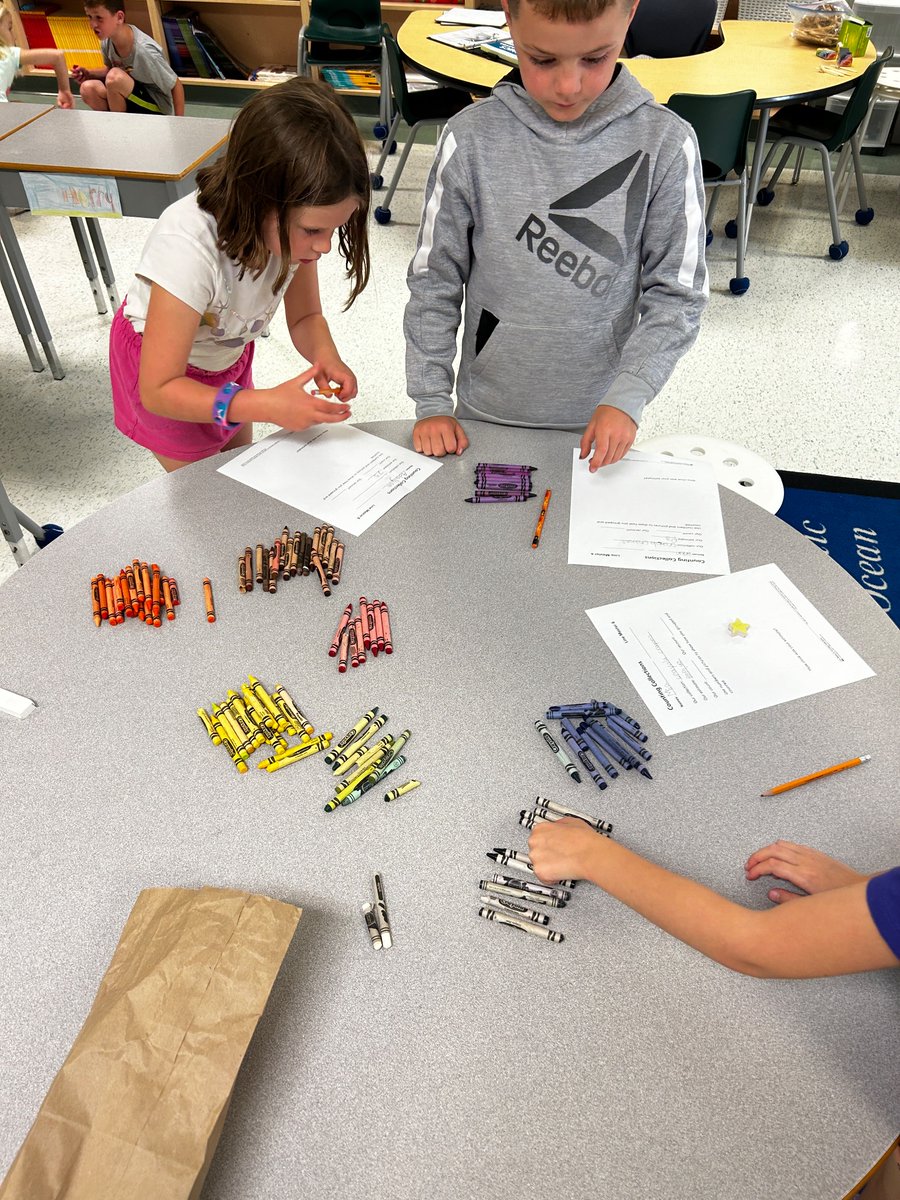 kyrie_meyer's tweet photo. Counting collections in math. Ss used some great strategies like sorting by colour and skip counting. I love to see their thinking and collaboration in math! 👏🏼

@StMaryHuskies https://t.co/KioBg3TWBW