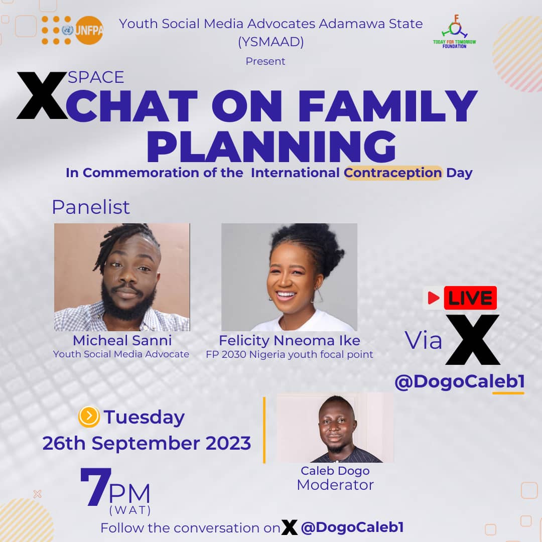 DogoCaleb1's tweet photo. Reliable methods of contraception can offer not only bodily autonomy but also the chance to shape one's own future.  With knowledge about contraception and the freedom to choose, young people can make choices for themselves.
@LadyGrasha @UNFPANigeria @UnfpaYPPNigeria https://t.co/KvYZuqVCfm