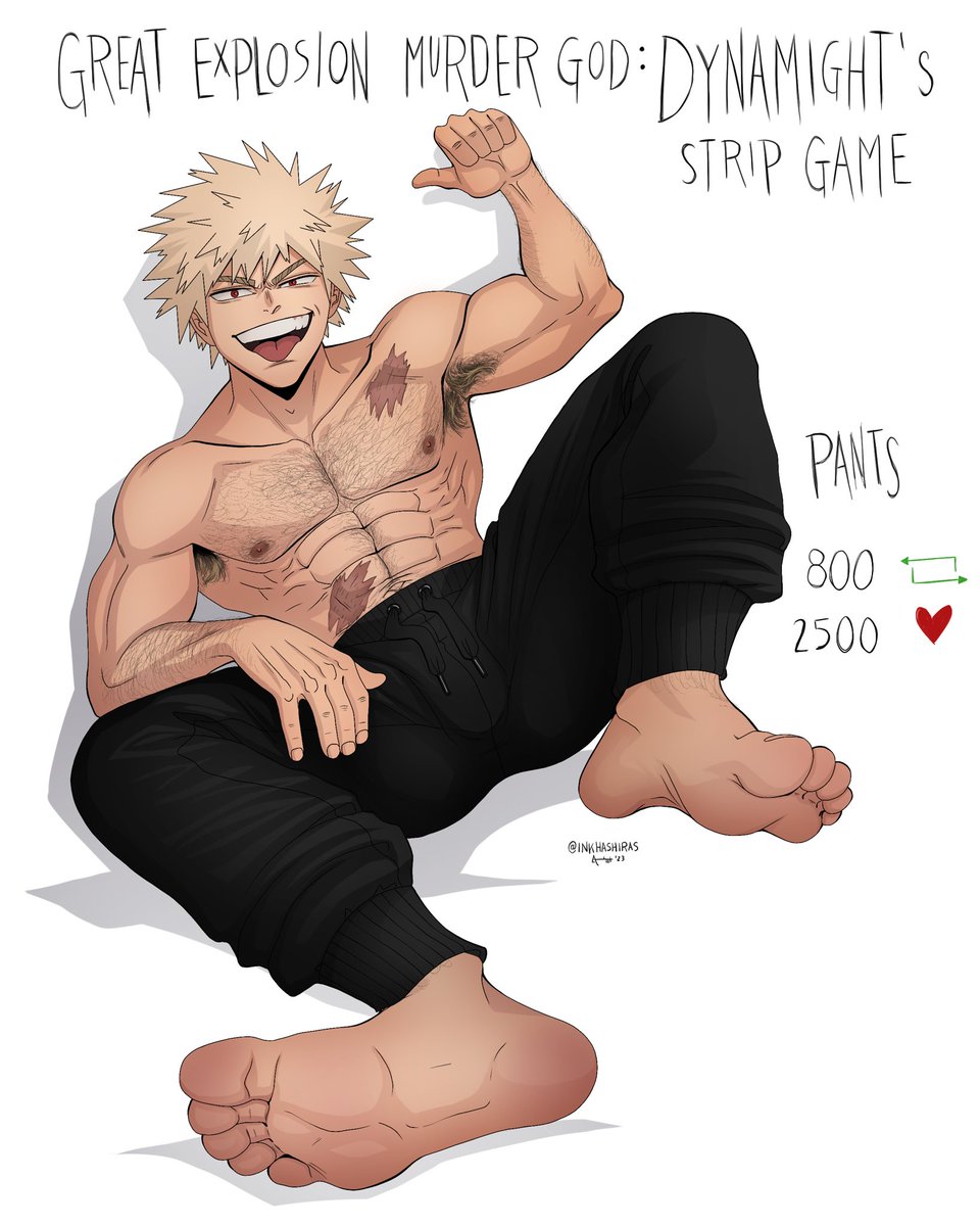 Bakugo Strip Game part 3 Socks off 🔥