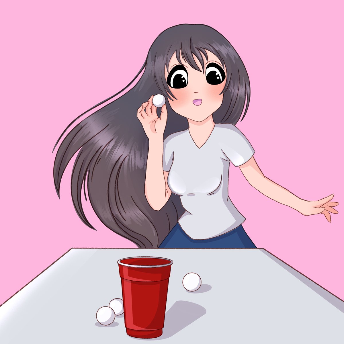 AddictionBets's tweet photo. Addicted girl already misses you, how about you?

A new bet is on the website:
- Will Addicted Girl get the ping pong ball into the cup with 5 attempts?

Go and place your bet right now - https://t.co/GTLVpWsBDK https://t.co/GvLEth6xsz