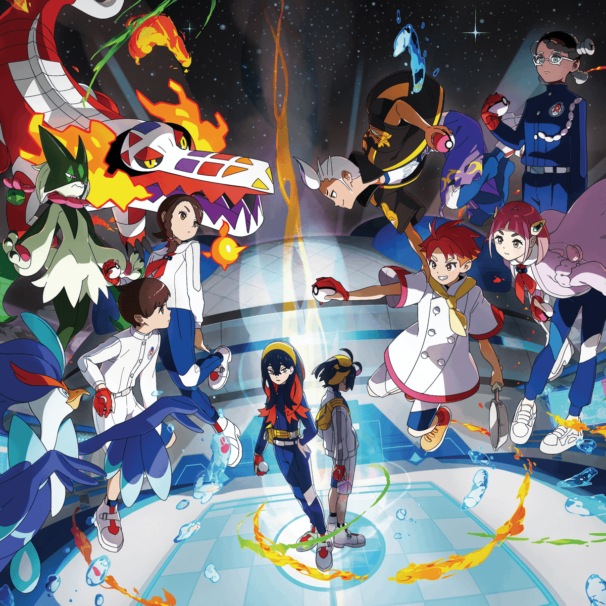 PokemonArtFacts's tweet photo. Pokemon Scarlet and Violet are the first set of core-series games to feature multiple regions since HeartGold and SoulSilver.

The Blueberry Academy takes place in the Unova Region, being originally introduced in Black and White. https://t.co/X7BlyDE3Vg