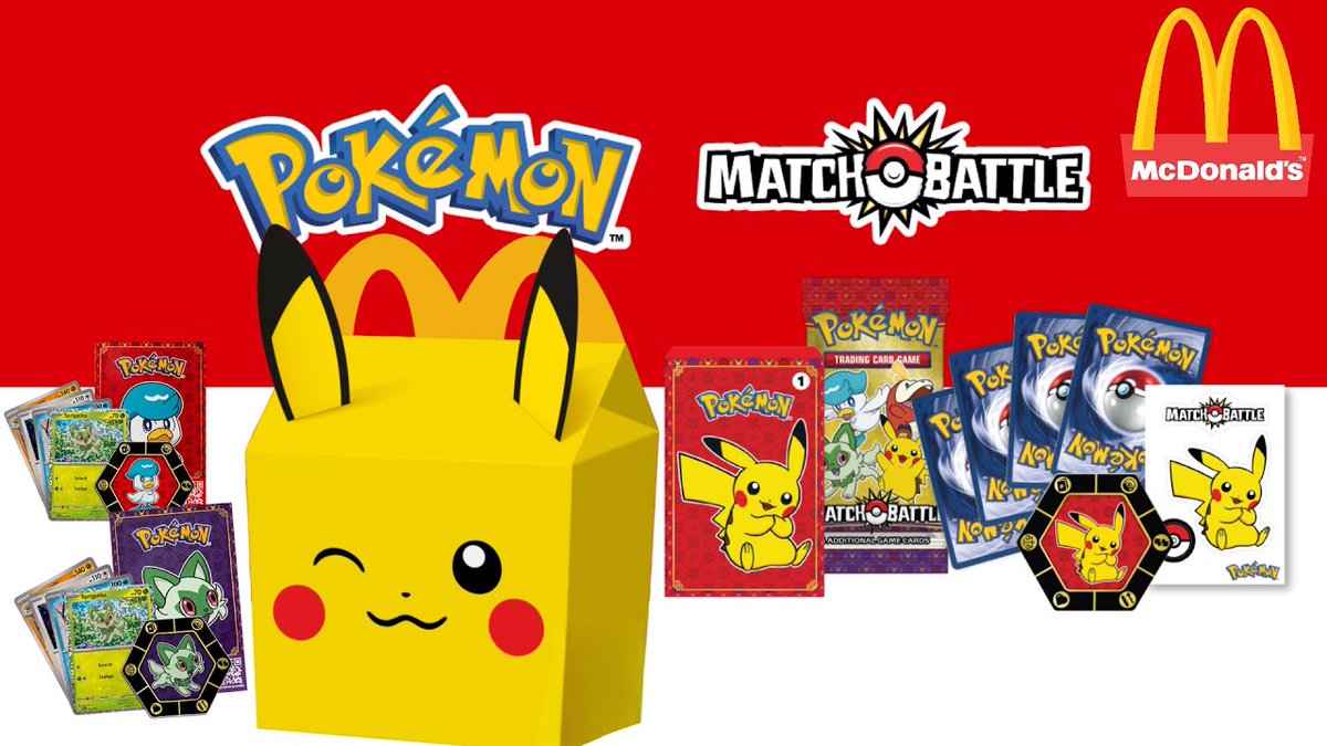 pokexperto's tweet image. La nueva promoción de Pokémon TCG con McDonald's está disponible en España desde el 26 de septiembre y durará hasta octubre