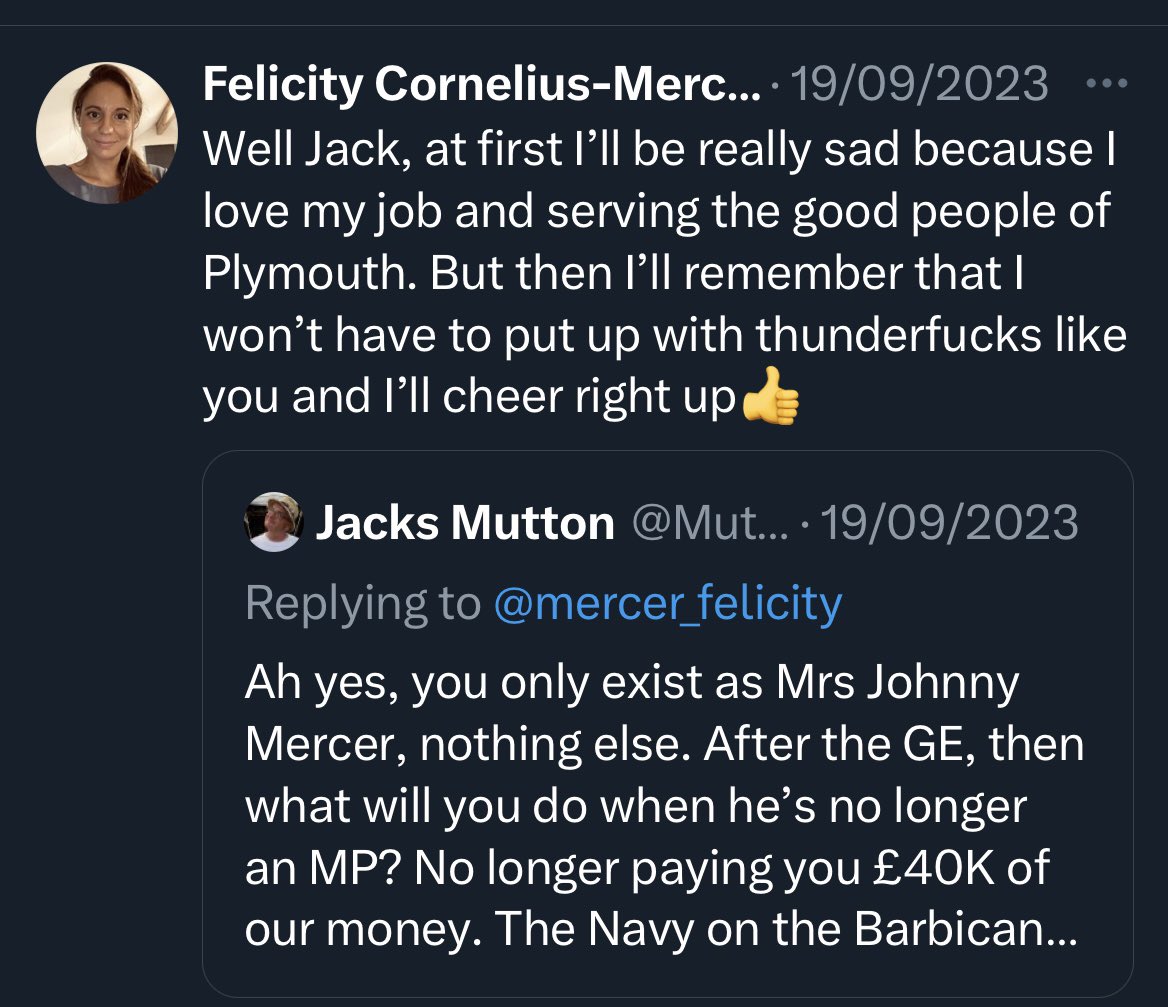 Neecie_26's tweet photo. How far has modern politics fallen? #Classless and #Vulgar #MercersWife #NoDignity #JustEmbarrassing https://t.co/qZwfYM2dl3