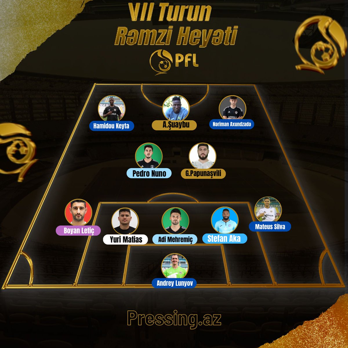 7-ci turun rəmzi heyəti.

#qarabağfk #neftçifk #zirəfk #kəpəzfk #səbailfk #sabahfk