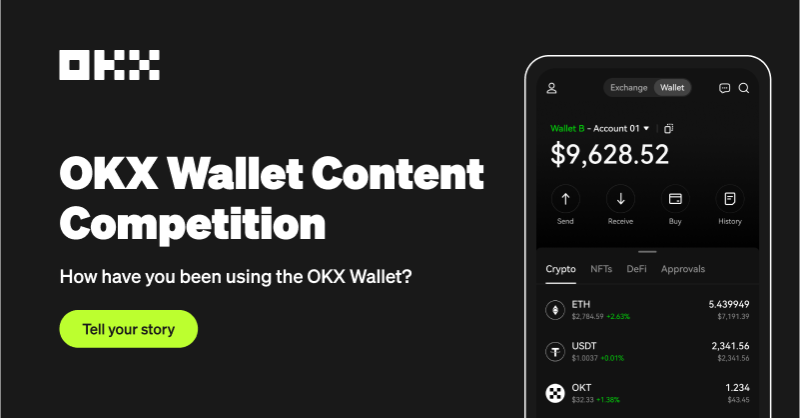 wallet's tweet photo. 🎥 Post a video about how you've been using the #OKXWallet for a chance to share a 4000 USDT prize pool! 🎁

Here's more info on how to participate: ⤵️