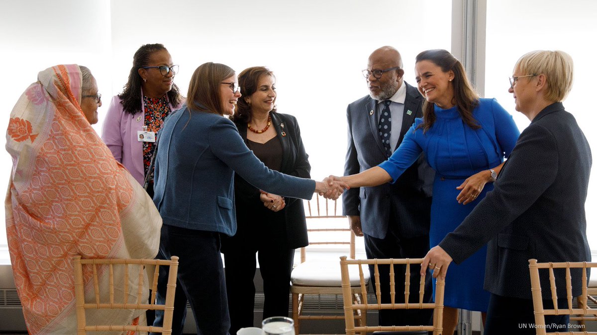 There were only 21 women leaders who spoke during the #UNGA78 General Debate, down from 23 last year.

During High-Level Week, I had the privilege of reconvening the Platform of Women Leaders and spoke to many leaders of the need to recognize that women’s voices, aspirations, and