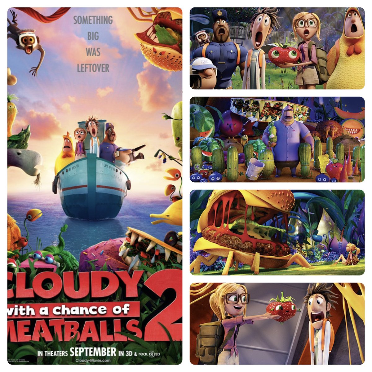 Cloudy with a Chance of Meatballs 2 celebrates 10th anniversary today.
#cloudywithachanceofmeatballs2 #flintlockwood #samsparks #stevethemonkey #classicmovie #classicfilms #sonypictures #sonypicturesstudios #sonypicturesreleasing #columbiapictures #sonypicturesanimation
