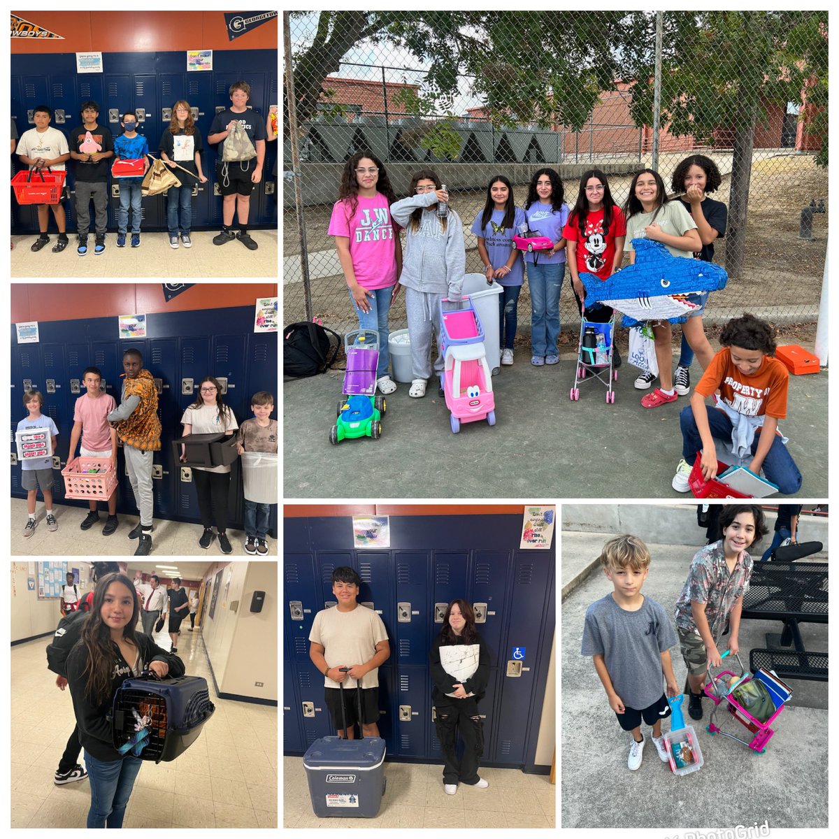 ANYTHING BUT A BACKPACK DAY!
Our Wranglers’ thought outside the box to carry their supplies around school! 

Thank you to all those that participated! We loved seeing your “anything BUT a backpack” ideas! #BeBetter #WranglerNation #WranglerPride #BetterTogether