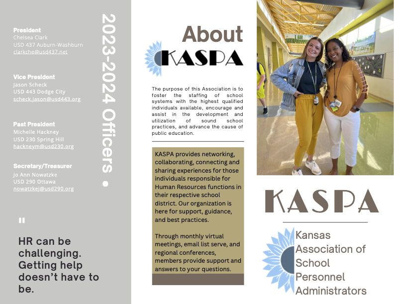 HR is challenging.  Getting help doesn't have to be! Email: clarkche@usd437.net if you are interested in connecting! <a href="/KSHRpros/">KASPA</a>
