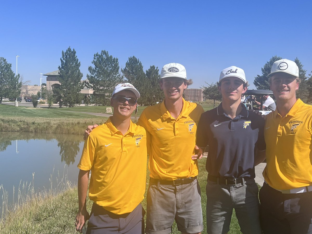 Frederick_Golf's tweet photo. Congratulations to my 4 seniors. Next week Layne wraps up his HS career https://t.co/gkAKmaz24M