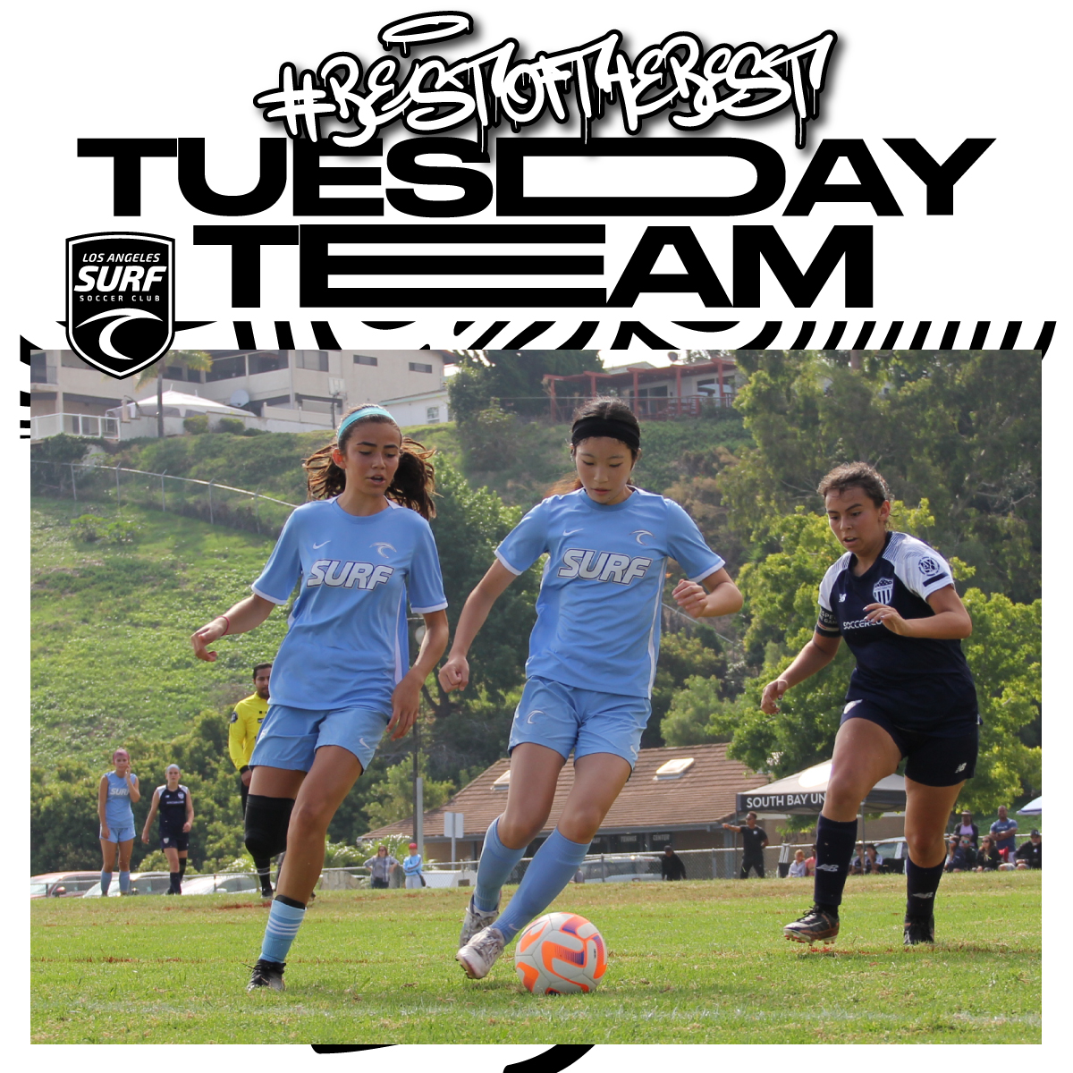 LASurfSoccer's tweet image. WHAT A WEEKEND OUR @lasurf.southwest HAD ‼️

So What Better Way to Celebrate Them than to Give Them Our #TUESDAYTEAM Shoutout 🌊🏄‍♀️

Shoutout to One of Our Favorite Squads - Now &amp;amp; Forever! 💫
#WEARELASURF ☄️🏃‍♀️ #BESTOFTHEBEST