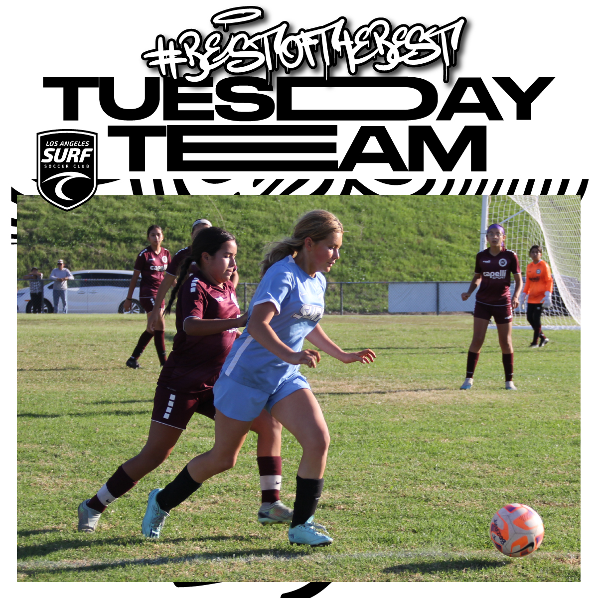 LASurfSoccer's tweet image. WHAT A WEEKEND OUR @lasurf.southwest HAD ‼️

So What Better Way to Celebrate Them than to Give Them Our #TUESDAYTEAM Shoutout 🌊🏄‍♀️

Shoutout to One of Our Favorite Squads - Now &amp;amp; Forever! 💫
#WEARELASURF ☄️🏃‍♀️ #BESTOFTHEBEST