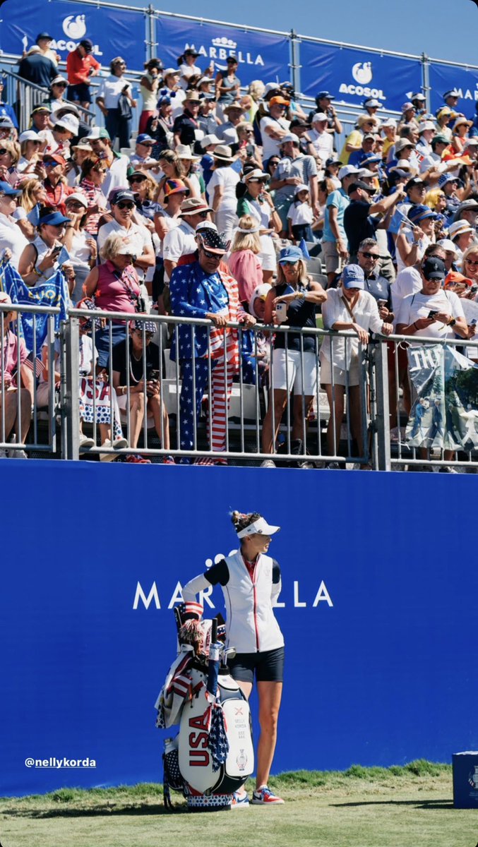 🦁Nelly Korda was set for Lacoste Ladies Open in France this wknd but isn't on any recent tourney lists. 

Pre-Solheim Cup, she mentioned stops in Spain, S. Korea & Malaysia w. no France. So,likely BMW Championship in S. Korea will be next stop Oct 19th. 

📸@jeffkmarsh IG story