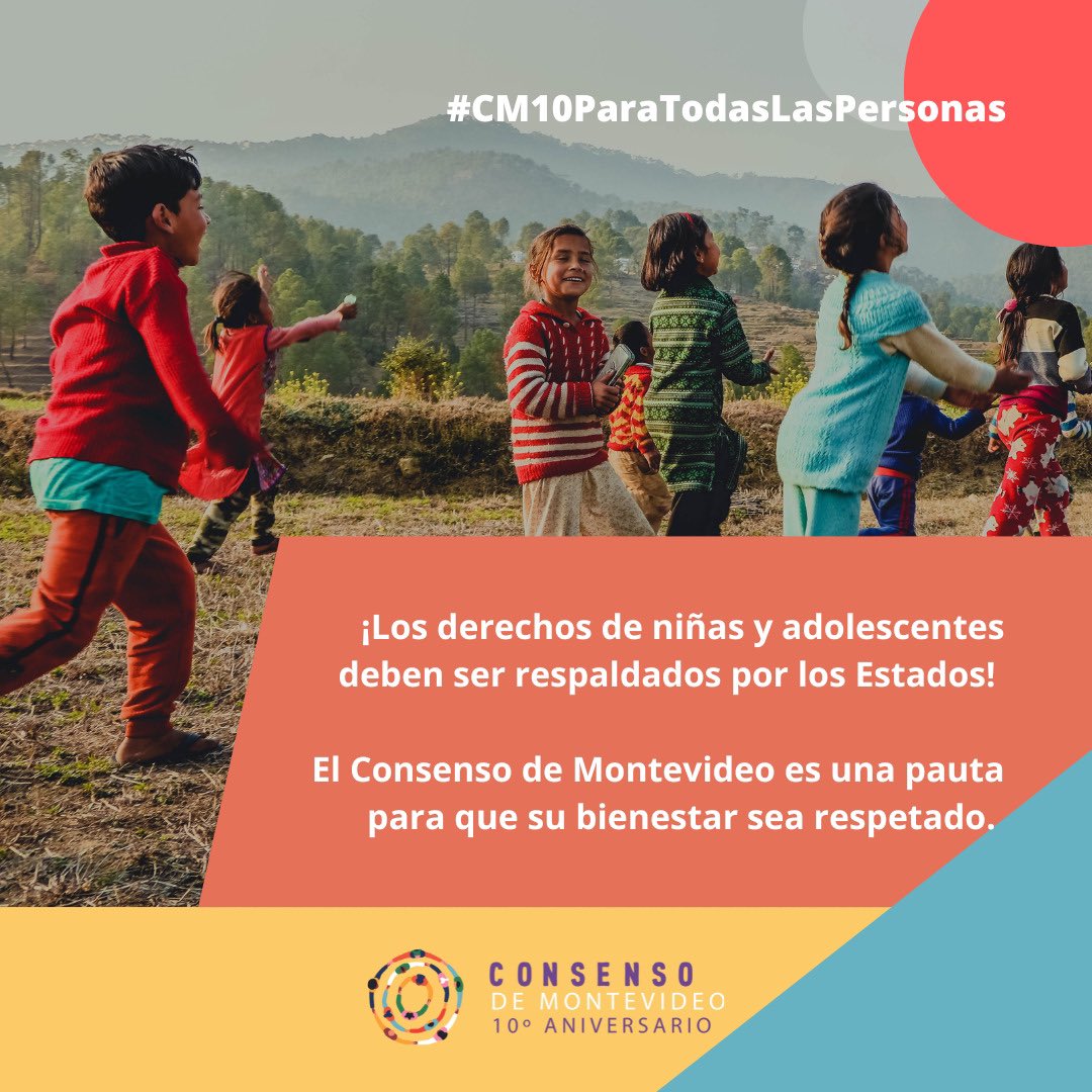 En este Día Mundial Para La Prevención del Embarazo en la Adolescencia les recordamos que los países de la región se comprometieron a garantizar los derechos de las adolescencias y construir oportunidades de desarrollo. #CM10ParaTodasLasPersonas