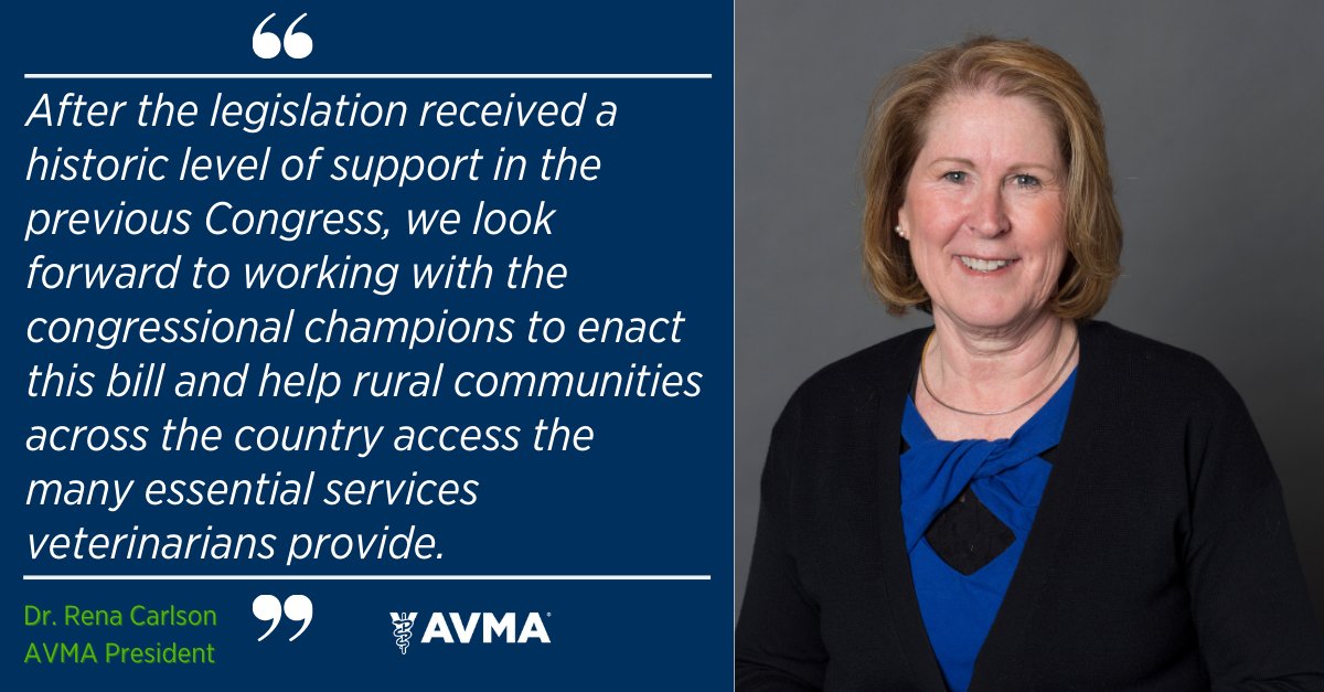 ICYMI: The Rural Veterinary Workforce Act, formerly known as the VMLRP Enhancement Act, has been reintroduced in both the House and Senate. This legislation would help increase access to veterinary services in underserved rural communities. bit.ly/466xlzg