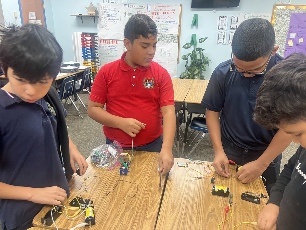 williams8178's tweet photo. @Life_Eagles Students working to build simple, series and parallel circuits!
#LSScience
#5EModel
#Explore
#LifeLeaders https://t.co/zuhpAgKGSQ