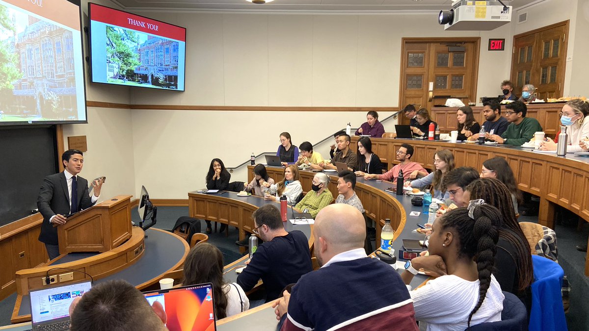 yaleisp's tweet photo. @LawProfKoh Thank you to @LawProfKoh for today’s spectacular talk on cancel culture, criminal justice and the culture of punitiveness in America.

Koh’s article on the subject is available to read on Hastings Law Journal

https://t.co/RZGF0rEsQ5 https://t.co/WdTMpz7CUc