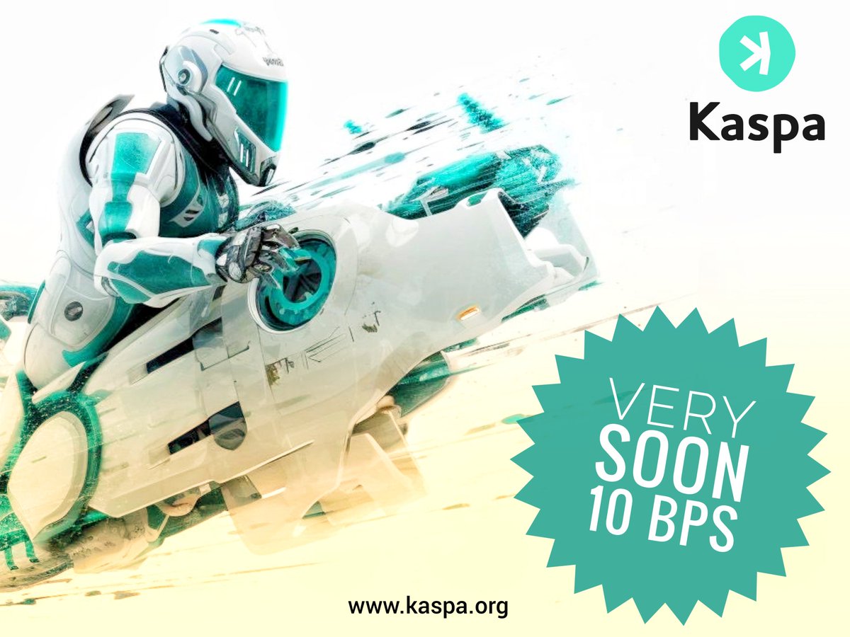 🚀 Exciting news from Michael! 🦀 The Rust rewrite of Kaspa, targeting 10 blocks per second, is set to launch in Beta on Mainnet within the next week or two. 🌐 The goal: boost Kaspa's speed to 32 BPS. 🏁 Starting with tests, then Beta on the main network, and ultimately on