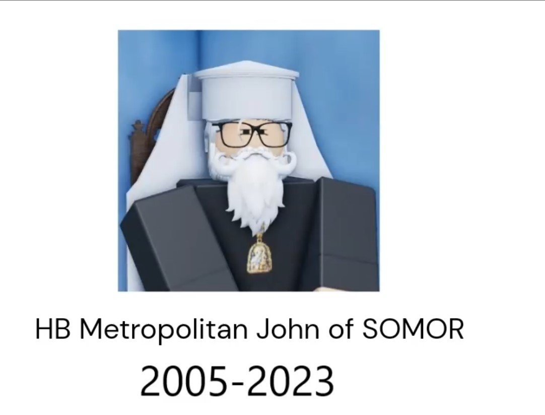 Fr_Dionisie's tweet image. Today, on this very sad day for all our brothers, Metropolitan John SOMOR passed away to the Lord in the real world, he had the disease Leukemia in real life, May the Lord rest him in the Kingdom of Heaven!