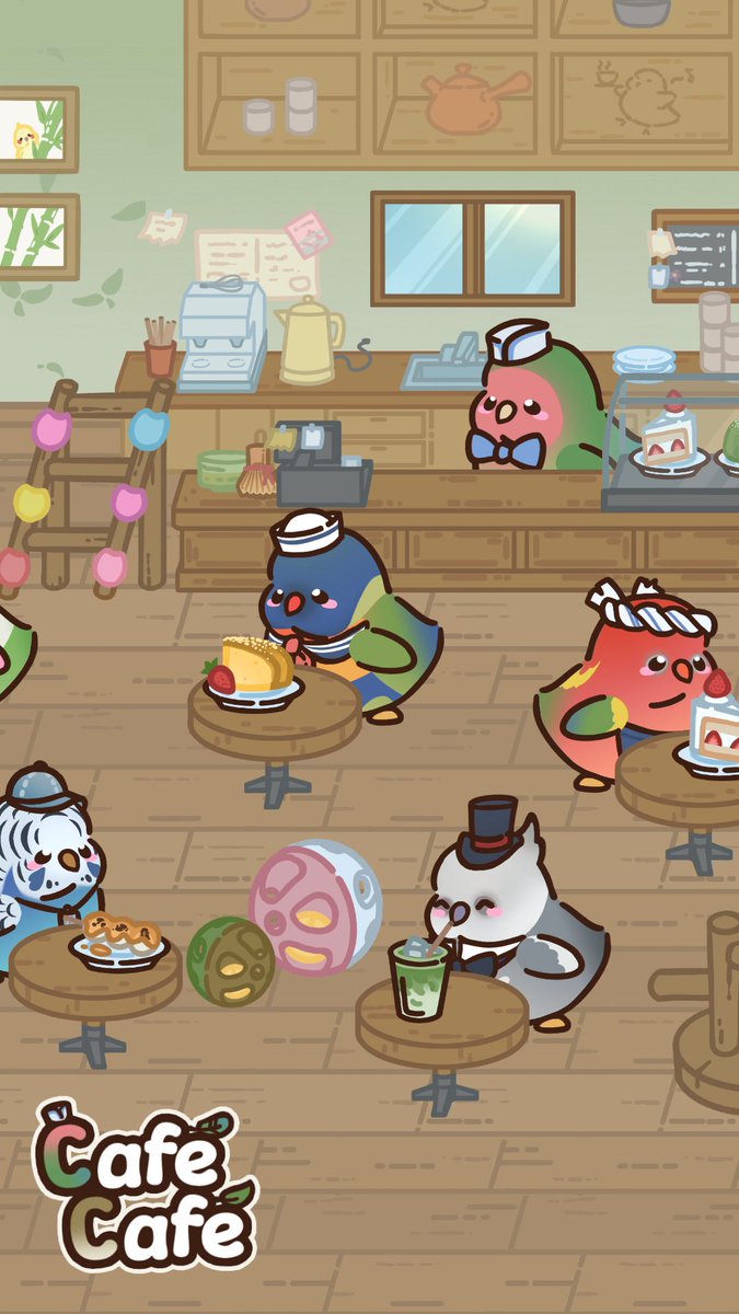 CafeCafeGame's tweet photo. We're finally out in Early Access on the Google Play Store!

Come serve snacks and drinks, discover new friends and outfits, and decorate your cafe!

https://t.co/xevLbi0A0F https://t.co/ifR2xJ1Rqt