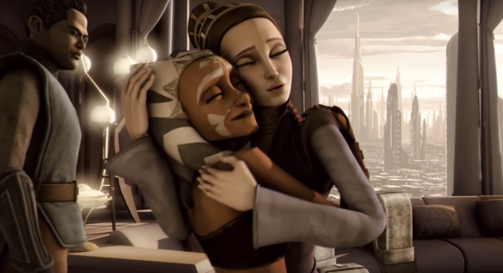 grishaxtano's tweet photo. ahsoka and padmé relationship is one of my favorites in the clone wars! i wish we could see more of them 🫶🏼 https://t.co/3i5CY8tePb