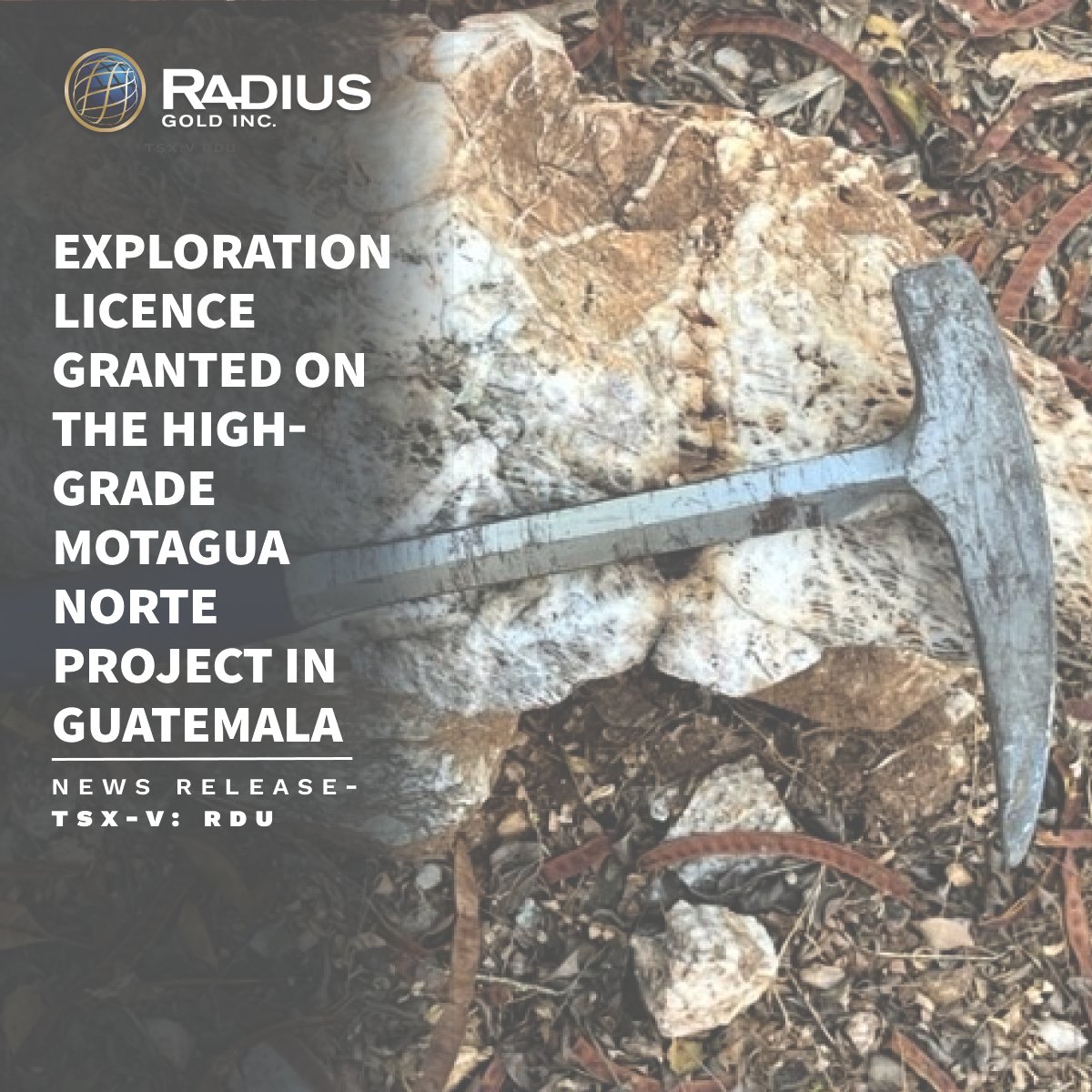 Radius Gold (TSX-V:RDU) tweet media
